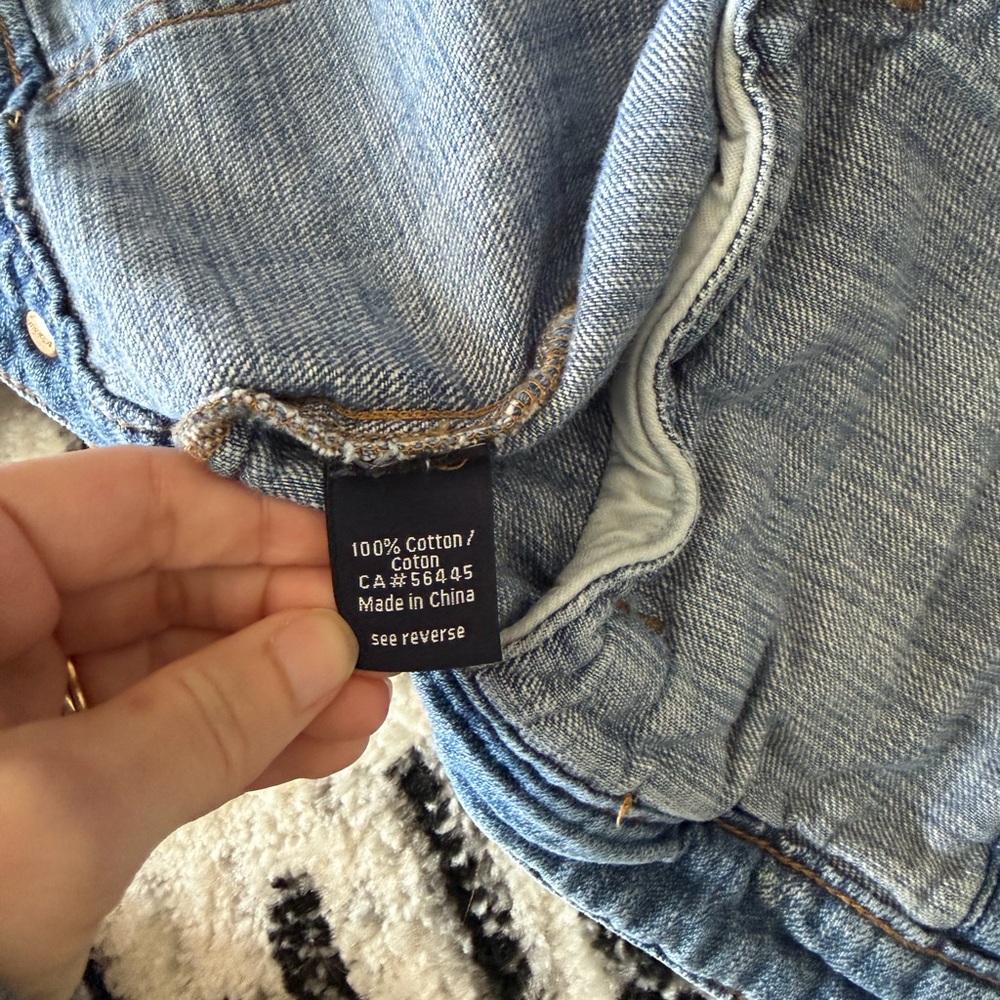 J.Crew Denim Vest Stone Wash Light Blue - Picture 4 of 5